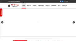 Desktop Screenshot of nbgroup.in